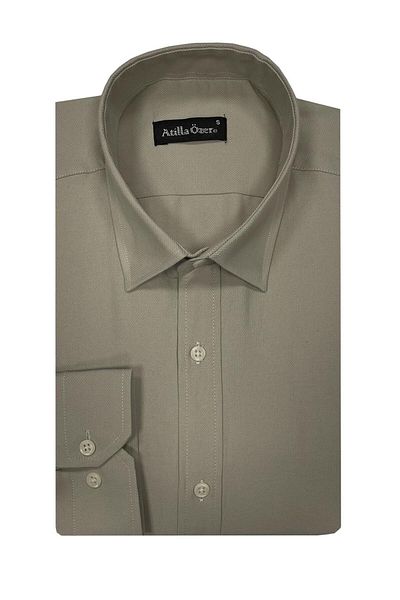 ATİLLA ÖZER Atilla Özer Slim Fit Ανδρικό πουκάμισο μακρυμάνικο - 6849