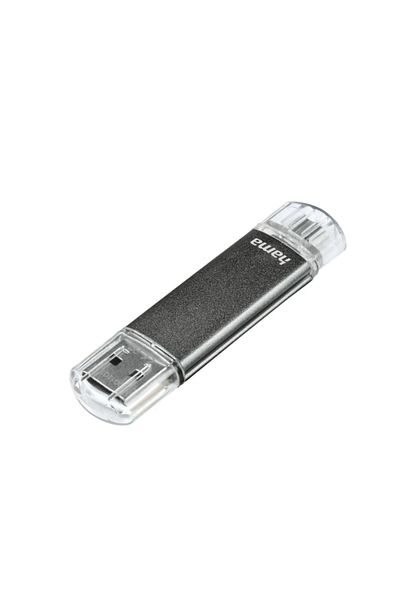 Hama Stick USB Hama Laeta Twin, 64 GB (Gri)