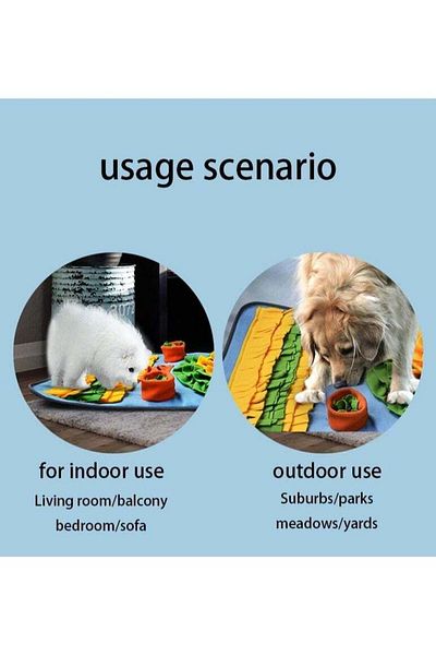 COOYA Pet Foraging Mat,31.5" x 23.6",Slow Down Eating,Develop Intelligence,Polar Fleece Fabric,for Dog,Cat