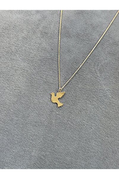 ARSLANTAŞ 1989 14 Ayar Altın Soft Güvercin Kolye