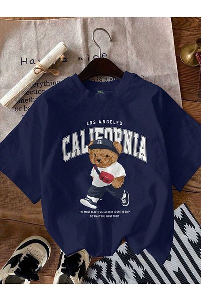 Trendseninle Μπλουζάκι με στάμπα με μπλουζάκι με στάμπα της Καλιφόρνια