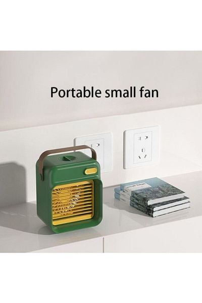 COOYA USB Desktop Fan, 3-Speed 360 Adjustable Mini Fan for Home/Office/Car (Green)