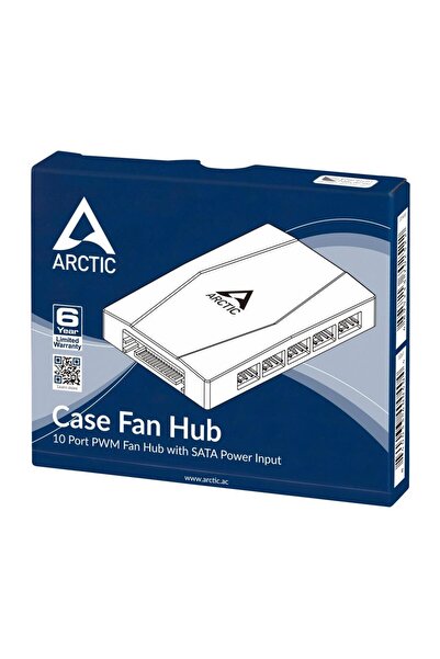 Arctic Arctic ACFAN00175A Fan Hub, 10 PWM Ports, SATA Power (Black)
