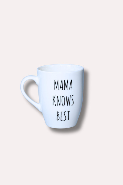 Milky Way Design Mama Knows Best كوب بورسلين للأم - 330 سم مكعب