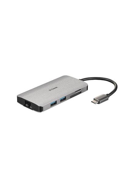 D-Link HUB USB D-LINK DUB-M810, Gigabit LAN x 1, SD/microSD Dual Card Reader x 1, USB 3.0 x 3, HDMI x 1