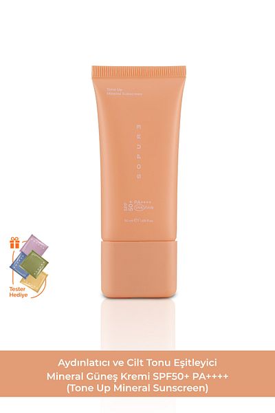 Sopure Mineral Sunscreen - Brightening and Skin Tone Equalizer (Tone up Mineral Sunscreen)