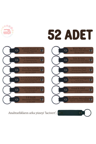 Asortishey For Cinema and Television Department Students, Keychain Set of 52 ...