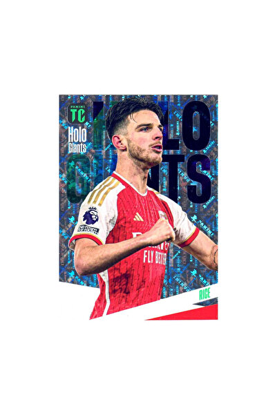 hediyecik بطاقة ديكالان رايس لكرة القدم من مجموعة بانيني فيفا توب كلاس 2024 ه...