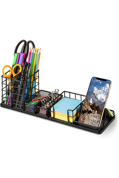 COOYA Desk Organizers and Accessories, Pen Holder, Desk Organizer Mesh Desktop Office Supplies