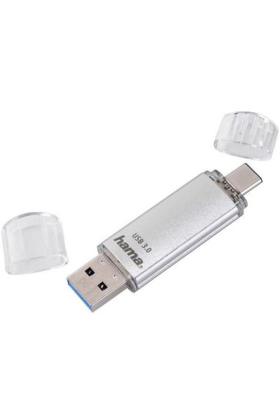 Hama Stick USB Hama C-Laeta, 64GB (Argintiu)