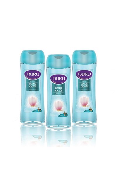 Duru Lotus Flower Patterned Shower Gel 450 Ml - 3 Pieces