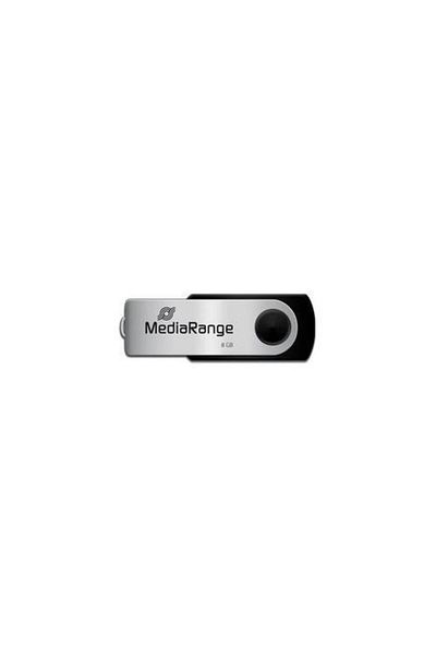MediaRange USB Stick MediaRange MR908, 8GB, USB 2.0 (Silver/Black)
