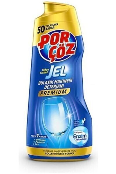 Porçöz 900 ml Gel Dishwashing Detergent Premium 50 Washes