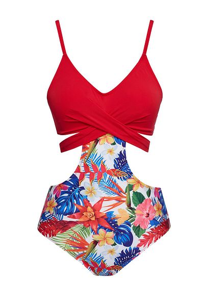 SAILOR moda Patterned Cross Mayokini
