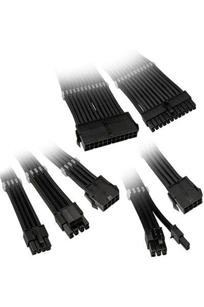 Kolink Core Adept Braided Extension Cable Kit 6 (Black)