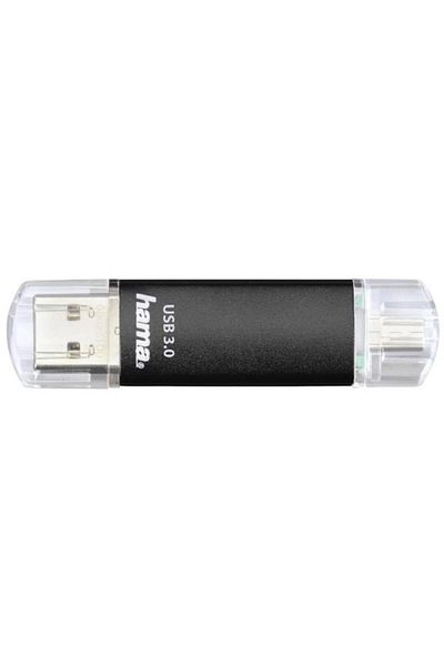 Hama Stick USB Hama Laeta Twin FlashPen, 64GB (Negru)