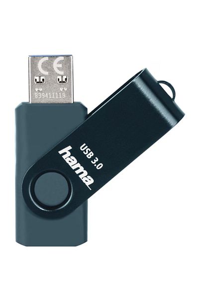 Hama Memorie USB HAMA Rotate 182465, 128GB, USB 3.0, (Albastru)