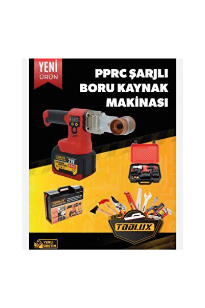 Toolux Şarjlı Boru Kaynak Makinesi Yedekli