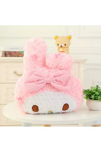 Choice C Kawaii Hello Kitty Rose Velvet Plush Melody Pillow Plushie Toy Soft Pillow Decorative Doll Beddin.