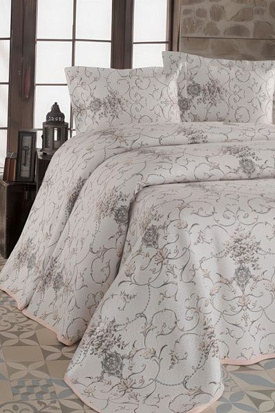 GAMA HOME Jacquard Double Bed Cover / with Special Design Bag / with Different Color and Pattern Options