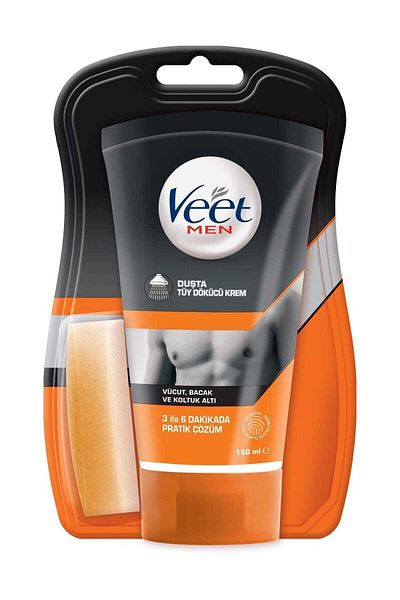Veet مزيل الشعر بلون كريمي سعة 150 مل أثناء الاستحمام