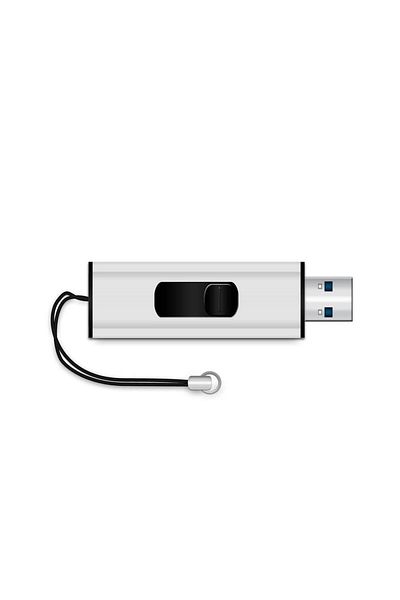 MediaRange MediaRange MR914 USB Flash Drive, 8 GB (Silver)