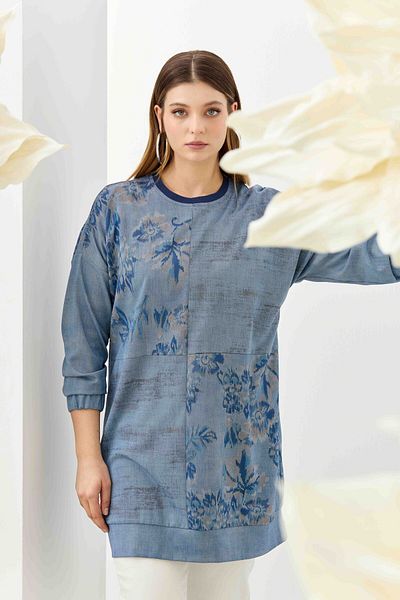 FUAT GÜRSEN Ethnic Patterned Long Tunic