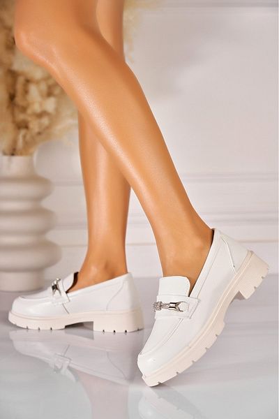 Joana Pantofi dama casual Albi din Piele Ecologica Diona