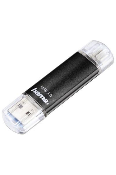 Hama Stick USB Hama Laeta Twin FlashPen, 64GB (Negru)