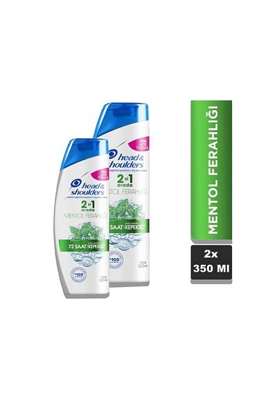 Head&Shoulders Head & Shoulders 350ml 2-1 Menthol Freshness 72 Hours Dandruff Free 2 Pieces