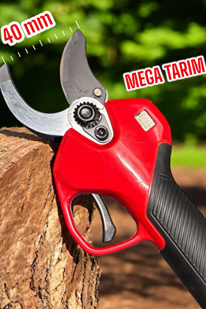 Malika 40mm Akülü Budama Makası 21 Volt 4 aH Çift Bataryalı Lithyum Pil
