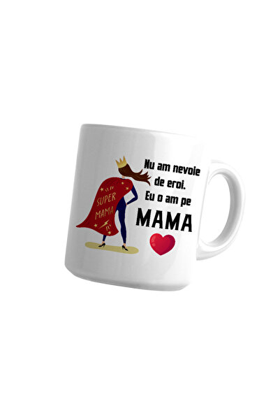 OEM Εξατομικευμένη λευκή κούπα "Δεν χρειάζομαι ήρωες. Έχω τη μαμά μου", INOVA...