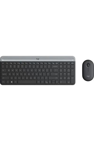 logitech Kit tastatura Logitech MK470 + mouse Logitech (Negru)
