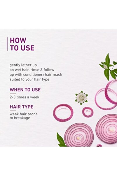 PLUM Onion and Biotin Shampoo for Hairfall Control | For All Hair Types | Reduces Hair Breakage, Boo
