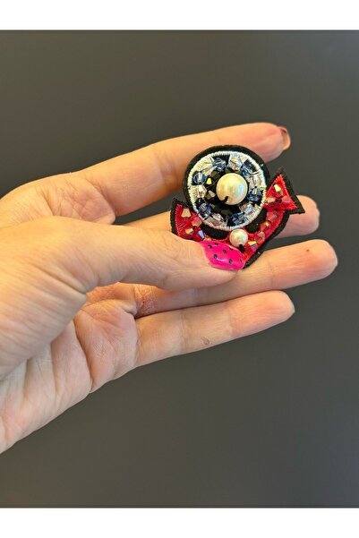 Gönülden Tasarım 4X3 CM PERLA RADNI KOTVICA VEZ ŠIVANJE APLIKACIJA