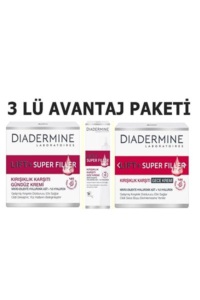 Diadermine Lift+Superfiller 50 ml Day + Night + Eye 3 Set