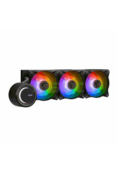 MSI MSI MAG CORELIQUID E360 CPU Cooler, Liquid Cooling, AiO 360mm, 3x120 mm, 2000 rpm, PWM (Black)