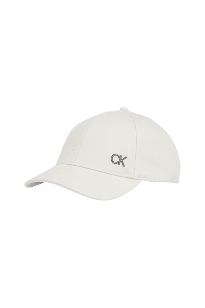 Calvin Klein Calvin Klein Men White Ck Bombed Metal BB Cap