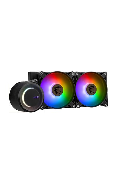 MSI MSI MAG CoreLiquid E240 CPU Cooler, RGB Lighting, 2 x 120mm (Black)