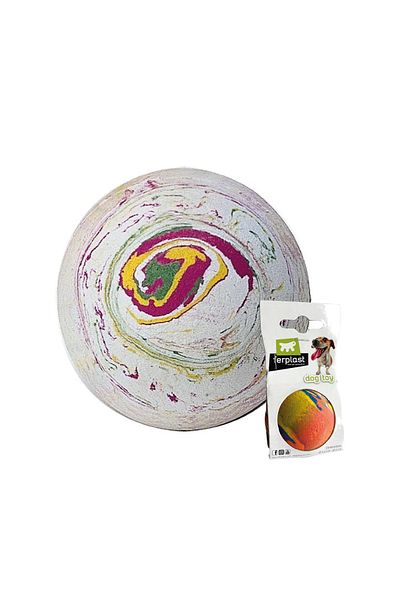 Ferplast Variegated Ball Small Cat and Dog Toy
