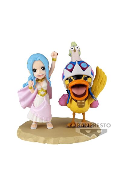 Banpresto تمثال نيفيلتاري فيفي وكارو من ون بيس وورلد، قطعة خشبية قابلة للتجميع