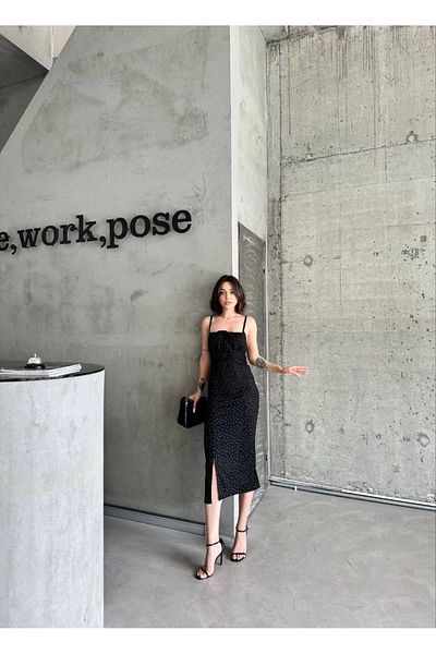 FASHIONLINE Patterned suspender dress