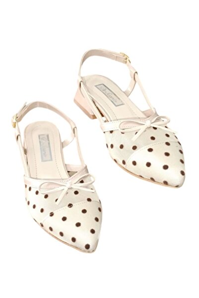 De Scario De Scario 570 Жіночі туфлі з сіткою, відкритою п'ятою, товстим каблуком