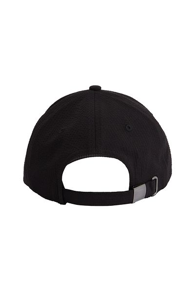 Calvin Klein Men Black Seersucker Patch BB Cap