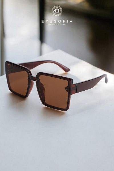 Eyesofia Milan Unisex Brown New Season Popular Sunglasses