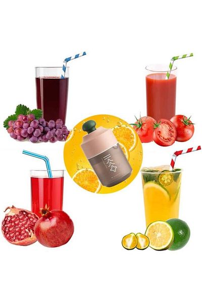 Zanni Storcător manual de fructe Podospecial, polipropilenă, roz, 17,5 x 9,5 cm, 400 ml