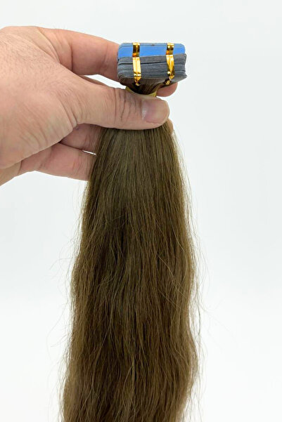 HalitCan HairKing 200 Gr. Micro Tape Weld 65 cm 7.1 Araton Auburn Tone 100% Real Uzbek Hair