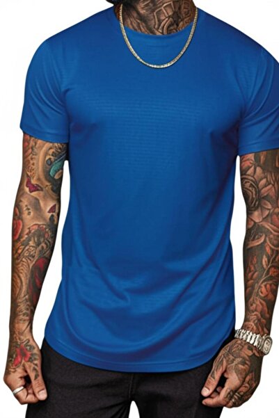 CAST COLLECTİON Ανδρικό μπλουζάκι Blue Sports Slim Fit