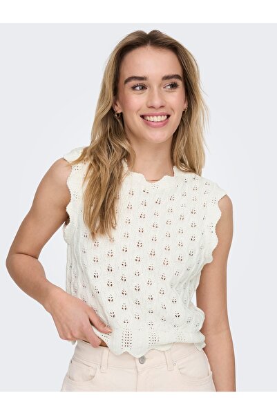 ONLY Örme Kolsuz Bluz 15291602
