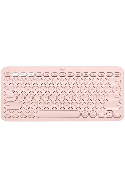 logitech Tastatura Bluetooth Logitech Pebble Keys 2 K380s, Multi-Device (Roz)
